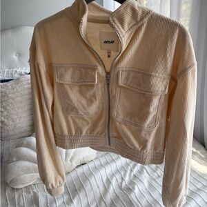 Aerie Women's Cream Utility Jacket
